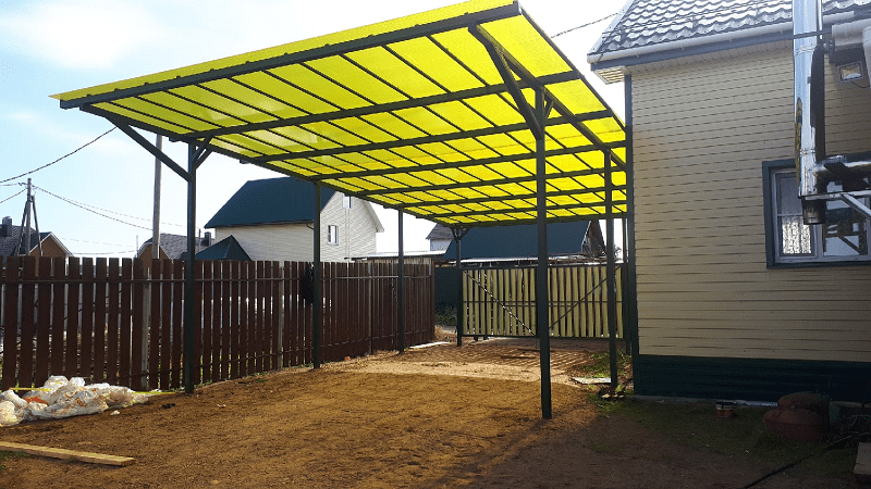 Односкатный навес, Кочпон