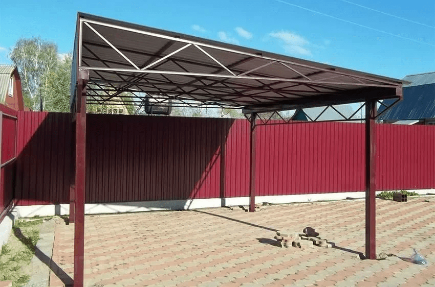 Односкатный навес Стандарт