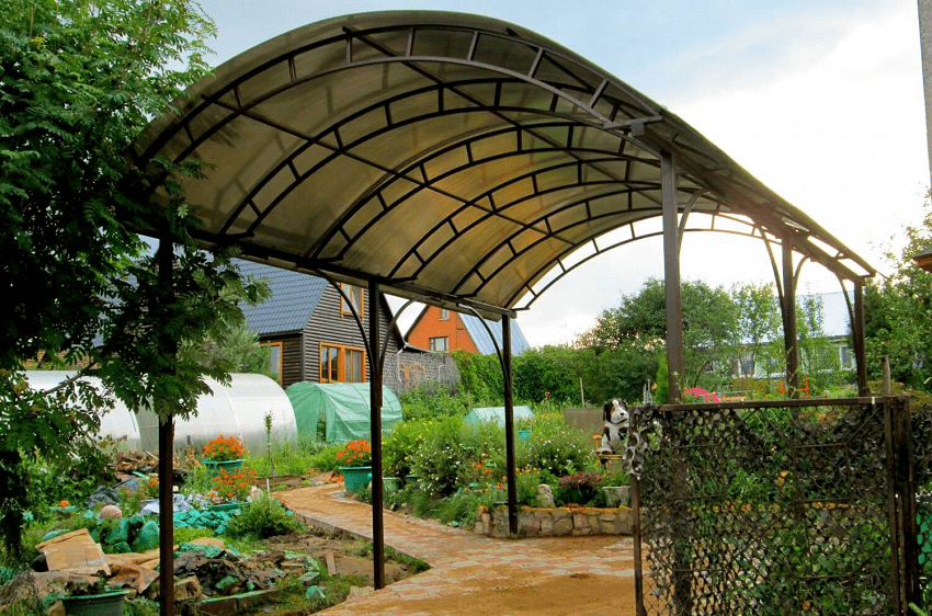 Полукруглый навес Оптима